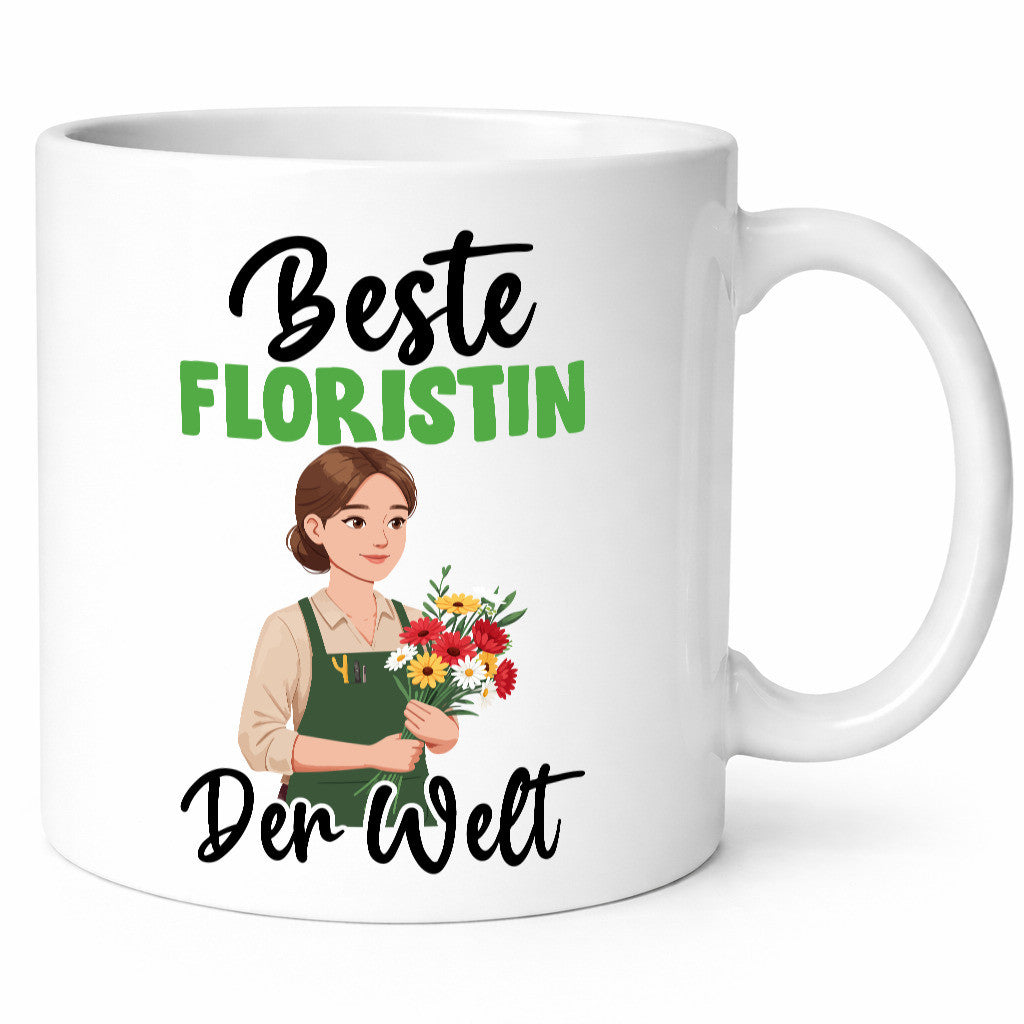 Beste Floristin | Blumen VerkÃ¤uferin Humor Geschenkidee Tasse