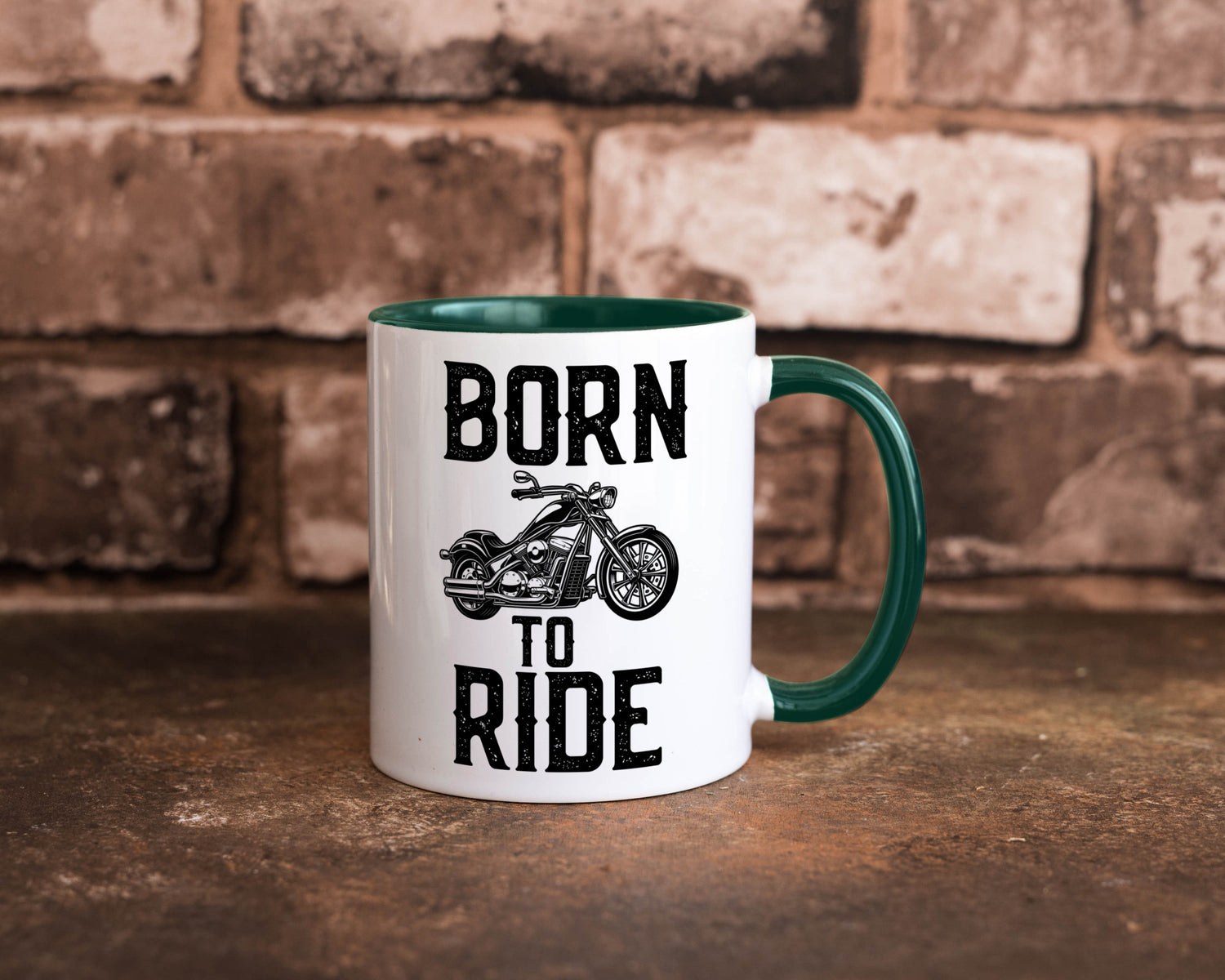 Born to ride | Biker Tasse Motorradfahrer Motorrad lustiger Spruch Geschenk