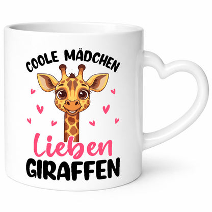Coole Mädchen lieben Giraffen | Giraffe Geschenk Humor Geschenkidee lustiger
