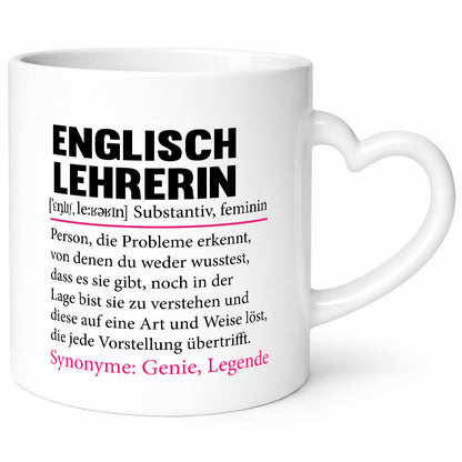 Englischlehrerin | Lehrer Englisch Lehrerin Humor Geschenkidee Tasse