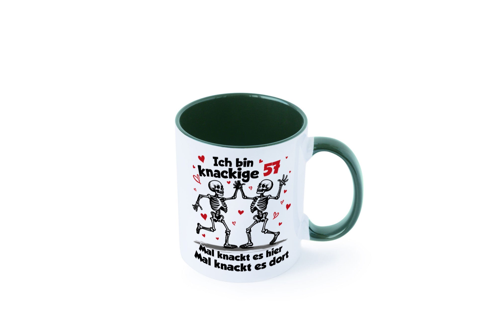 57. Geburtstag | Knackige 57 Ich bin alt lustig Geschenkidee Geschenk Tasse