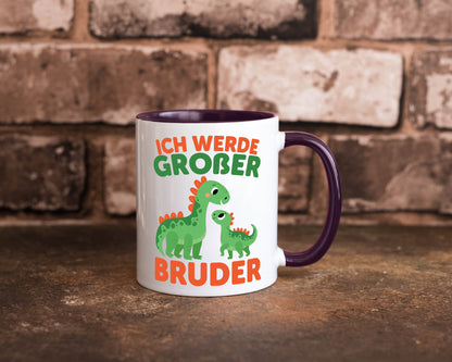Ich werde Großer Bruder | Dino Brudersaurus lustig Humor Geschenkidee Geschenk