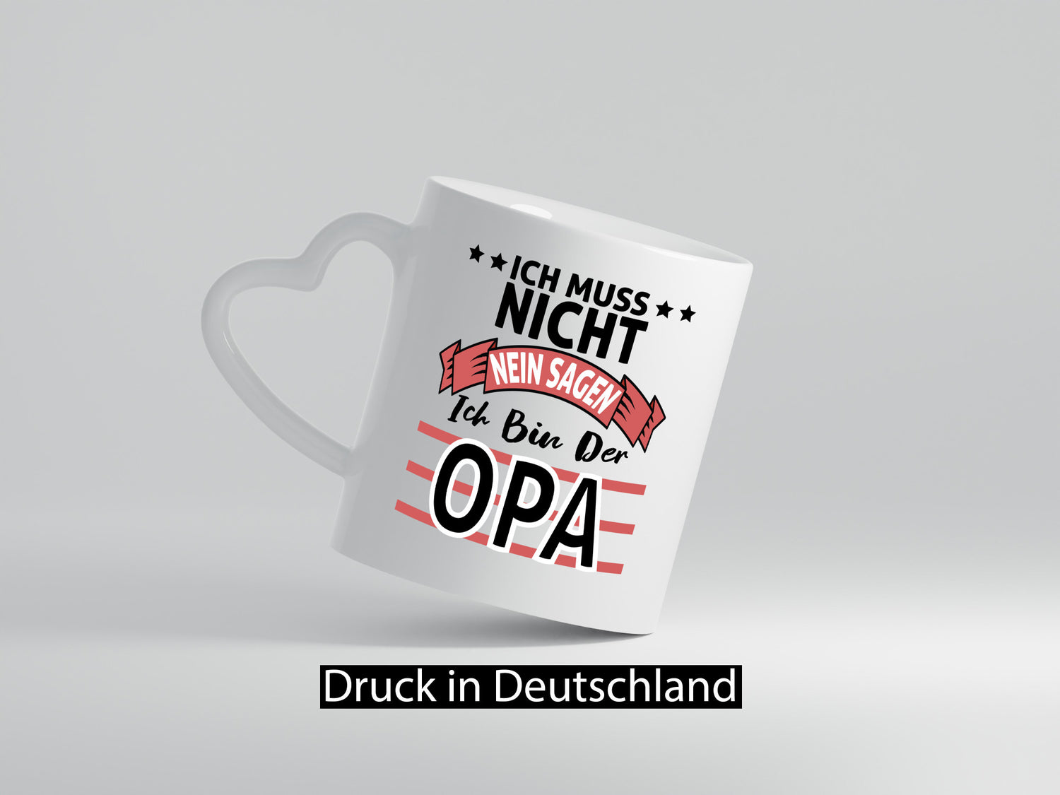 Ich muss nicht nein sagen bin der Opa | Großvater Geschenk Familie Geschenkidee