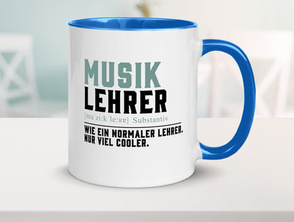 Musiklehrer | Lehrer Unterricht Lieblingslehrer Geschenkidee Humor Tasse