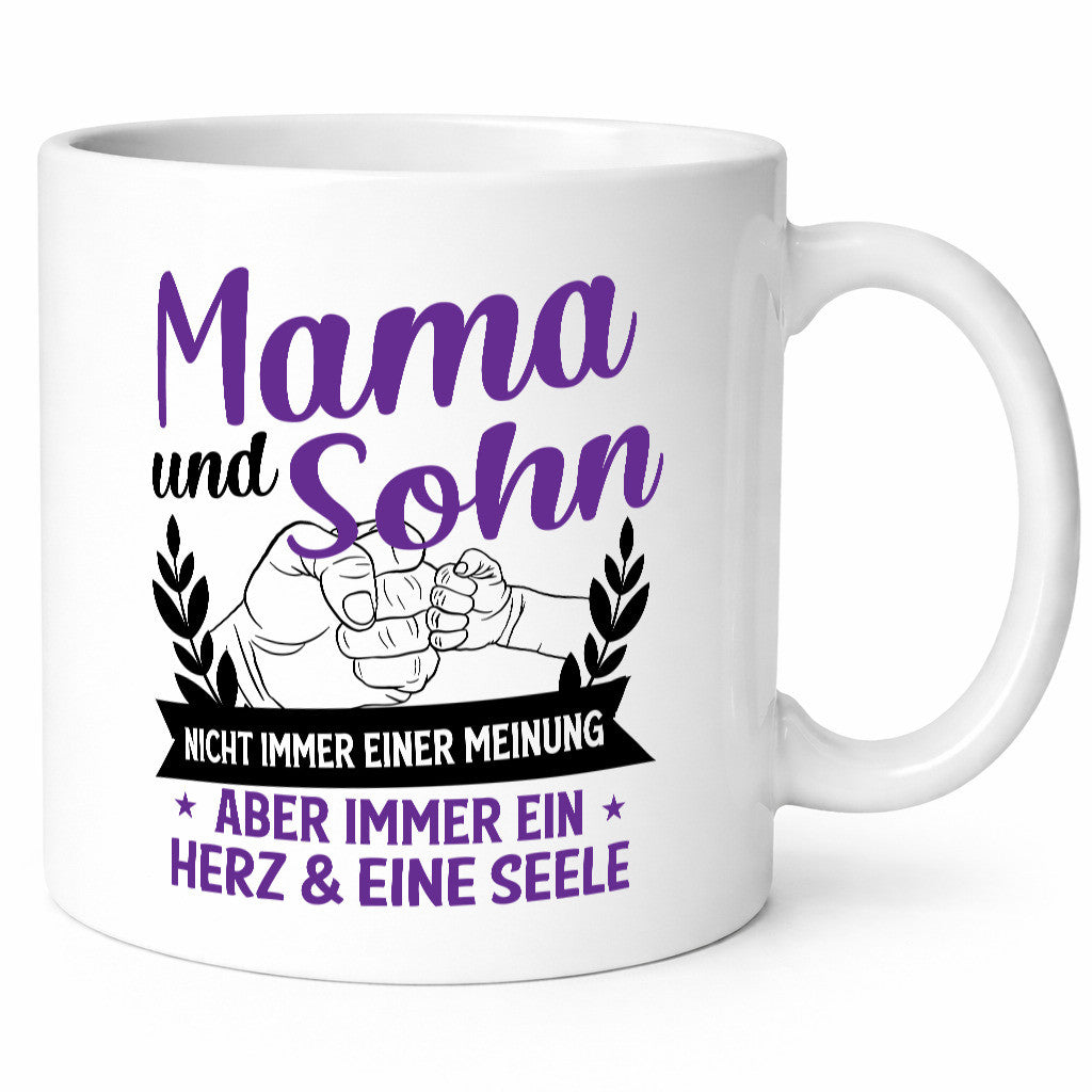 Mama und Sohn, Herz &amp; eine Seele | Fäuste Urkunde lustig Familie Geschenkidee