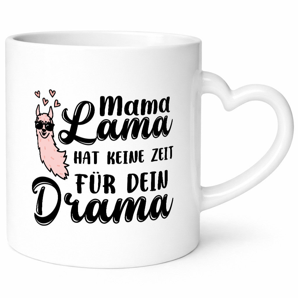Mama Lama hat keine Zeit für Drama | Muttertag lustiger Spruch Geschenk Familie