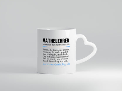 Mathelehrer | Spruch Lehrer Mathe Humor Geschenkidee Tasse