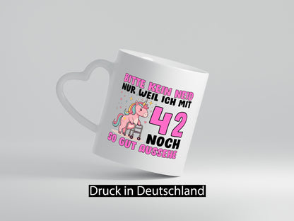 42. Geburtstag | 42 Jahre Mit noch so gut aussehen lustiger Spruch Geschenk