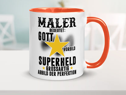 Bedeutung von Maler | Malerei Humor Geschenkidee Tasse
