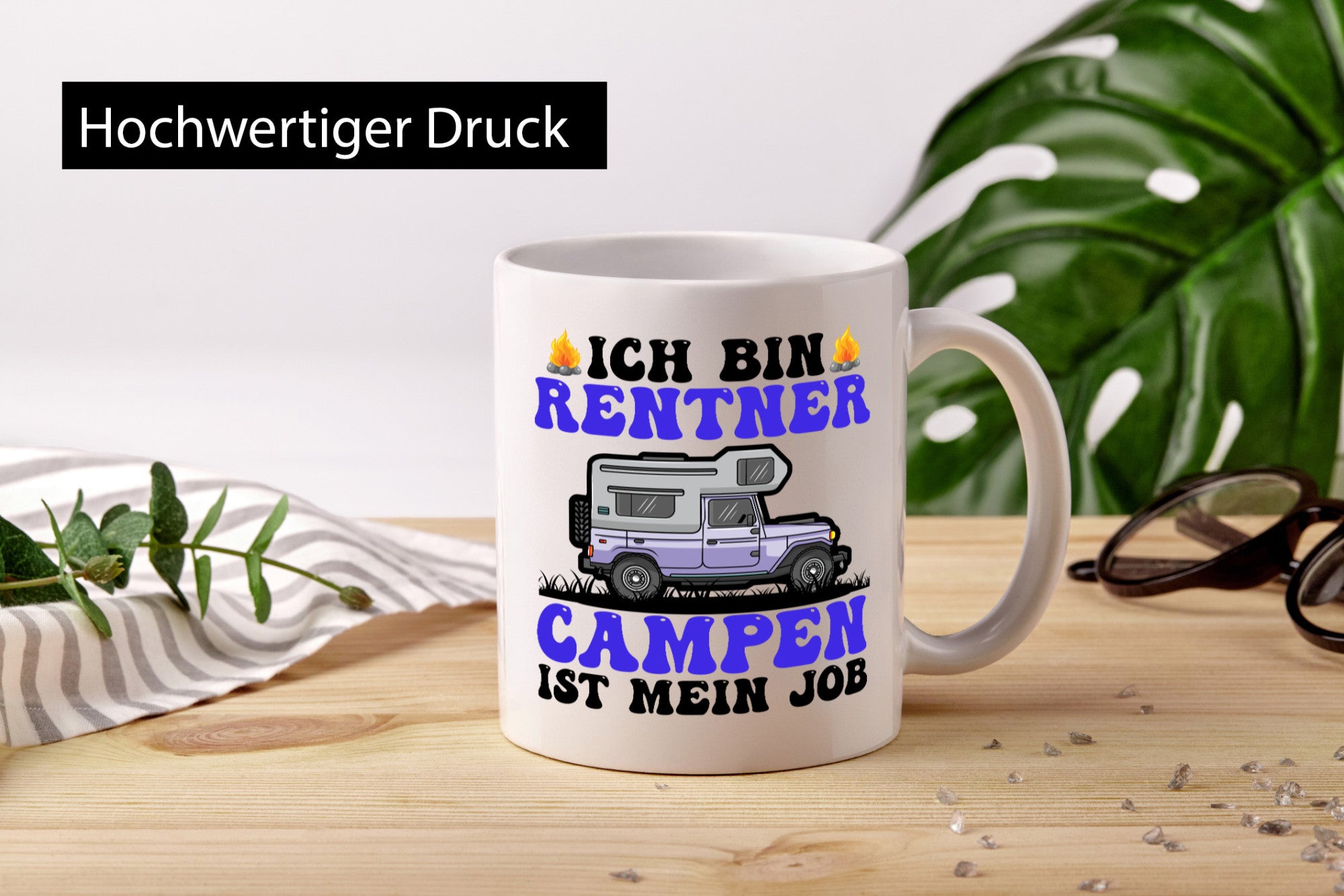 Ich bin Rentnerin Campen ist mein Job | Rentner Humor Ruhestand Jubiläum