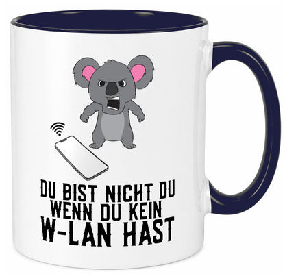 Du bist nicht | wütender Bär WLAN Computer Nerd Geschenkidee Humor Tasse