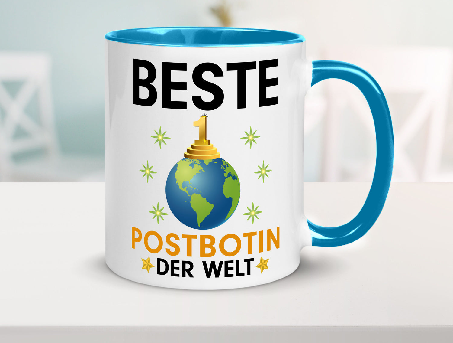 Welt Beste Postbotin | Beruf Post Briefträger Humor Arbeit Kollegen Büro