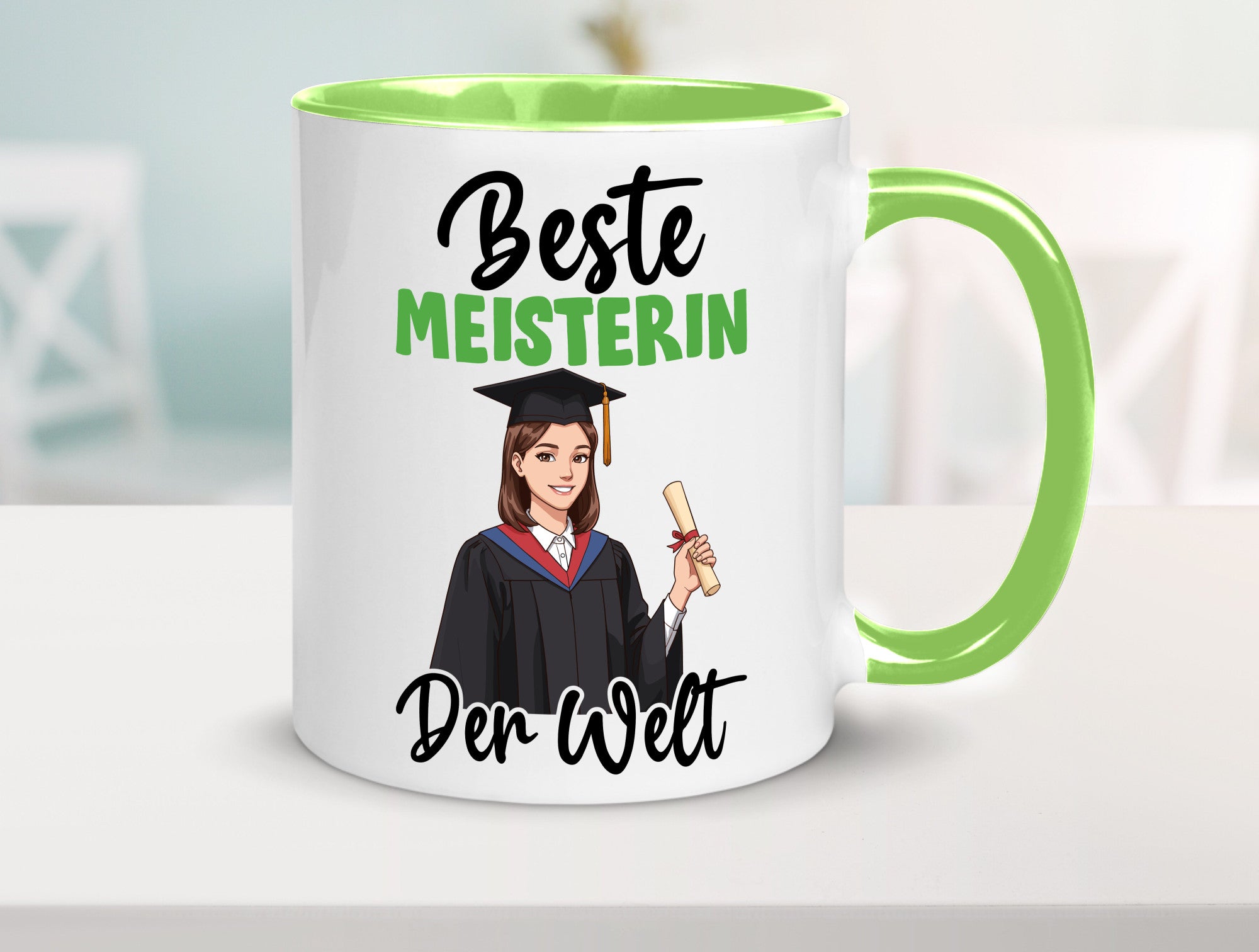 Beste Meisterin | Meisterbrief v2 Geschenk Humor Geschenkidee lustiger Spruch