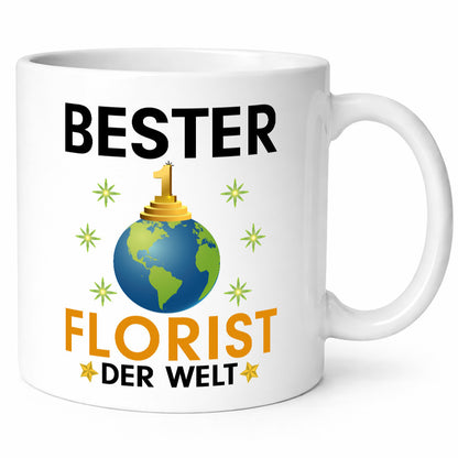 Welt Bester Florist | Blumen Verkäufer Humor Geschenkidee Tasse
