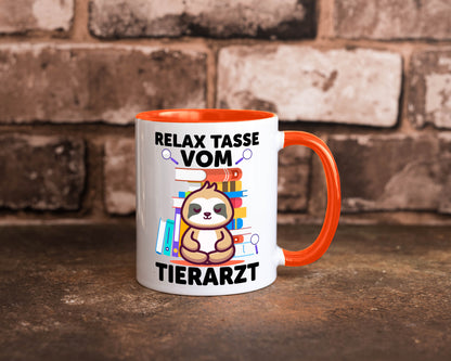 Relax Tasse: Tierarzt | Tiermedizin Mediziner Geschenkidee Tierliebhaber Humor