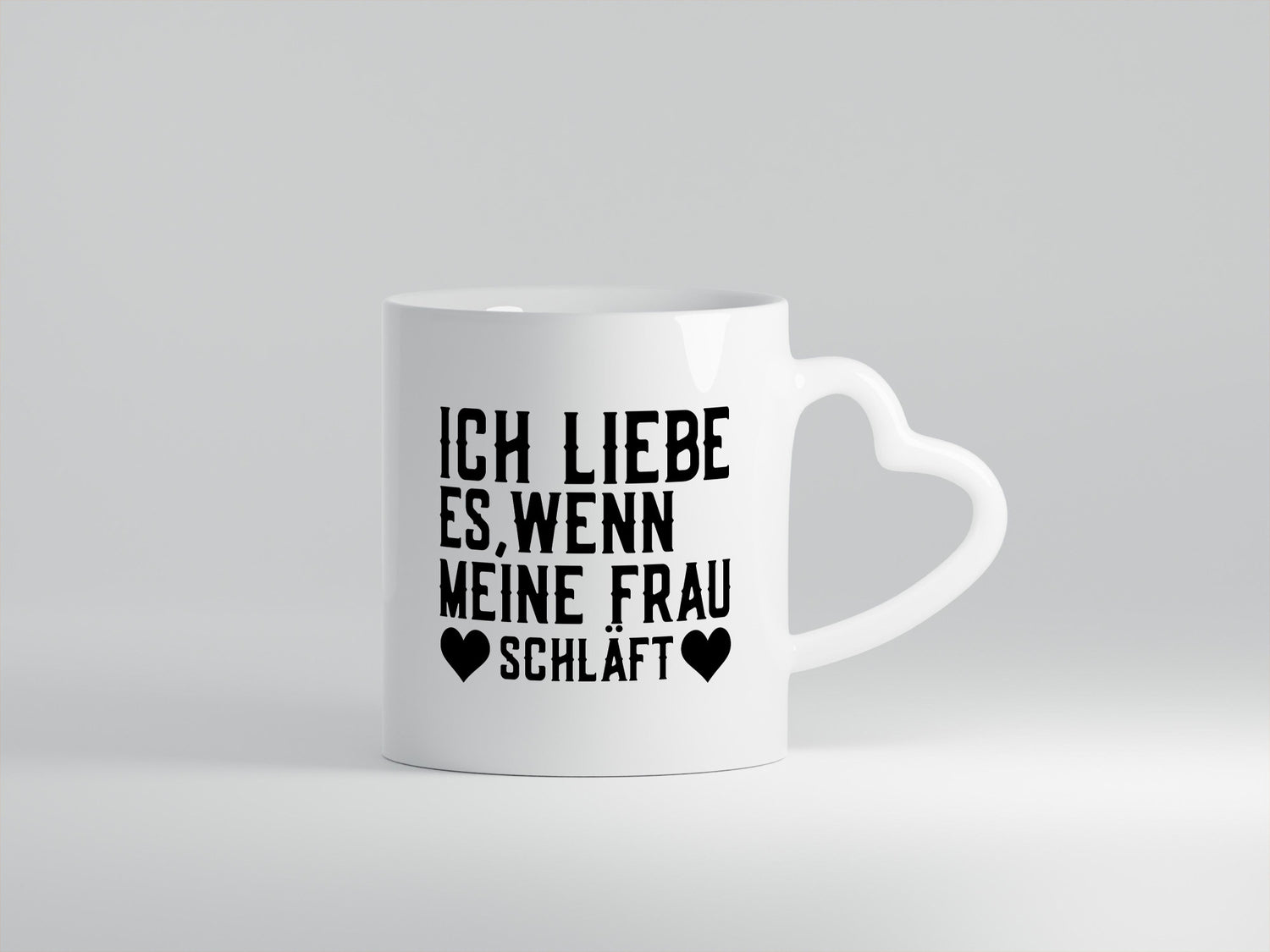 Wenn meine Frau schläft | Ehe Gattin witziger Spruch Humor Geschenkidee Tasse