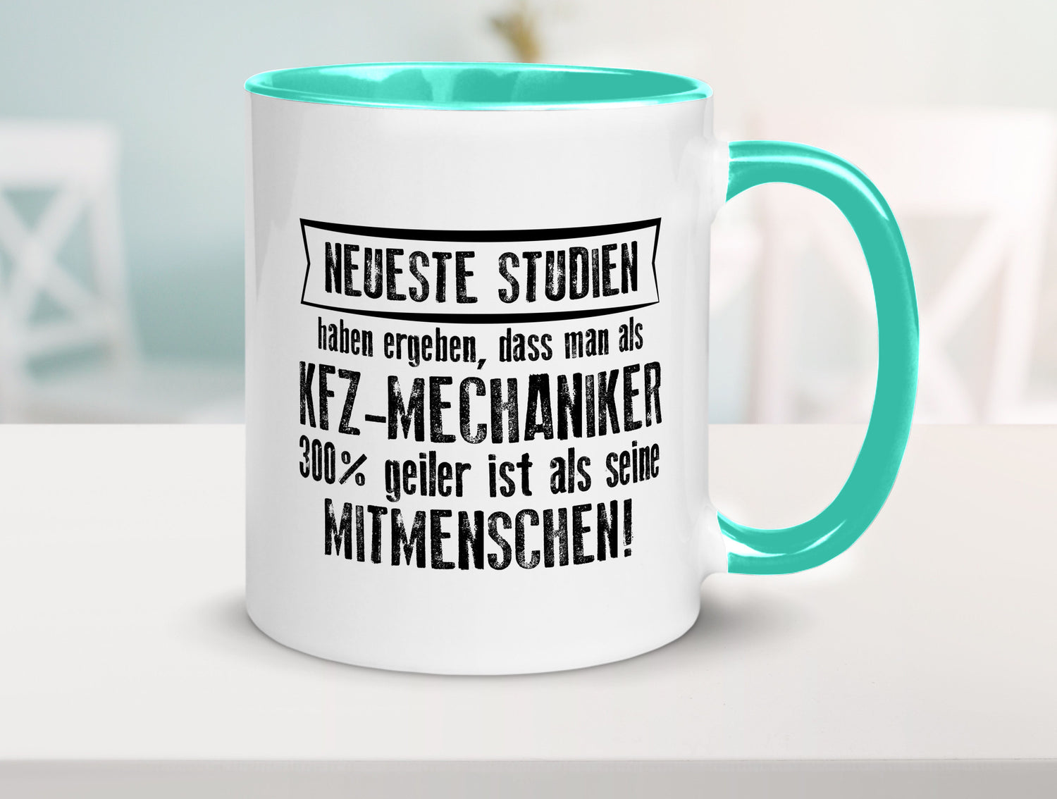 Neuste Studien: KFZ-Mechaniker | Werkstatt Mechaniker Geschenkidee Humor Tasse