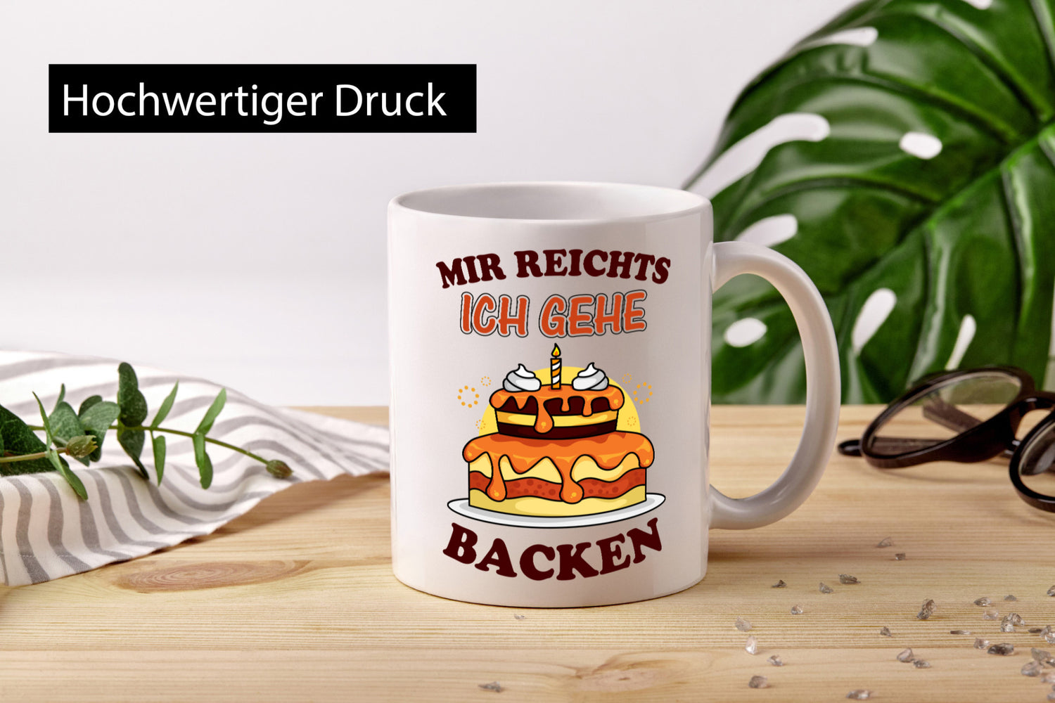 Ich gehe backen | Bäcker Tasse Kuchen Torte Humor Geschenk Geschenkidee