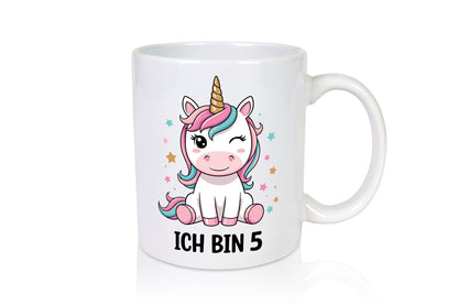 5. Geburtstag | 5 Jahre Einhorn Mädchen v2 Geschenk Geschenkidee lustiger