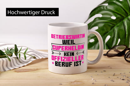 Superheldin Betriebswirtin | Betriebswirtschaft Geschenkidee Humor Tasse