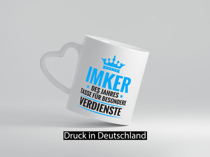 Besonderer Verdienst: Imker | Imkerei Humor Geschenkidee Tasse