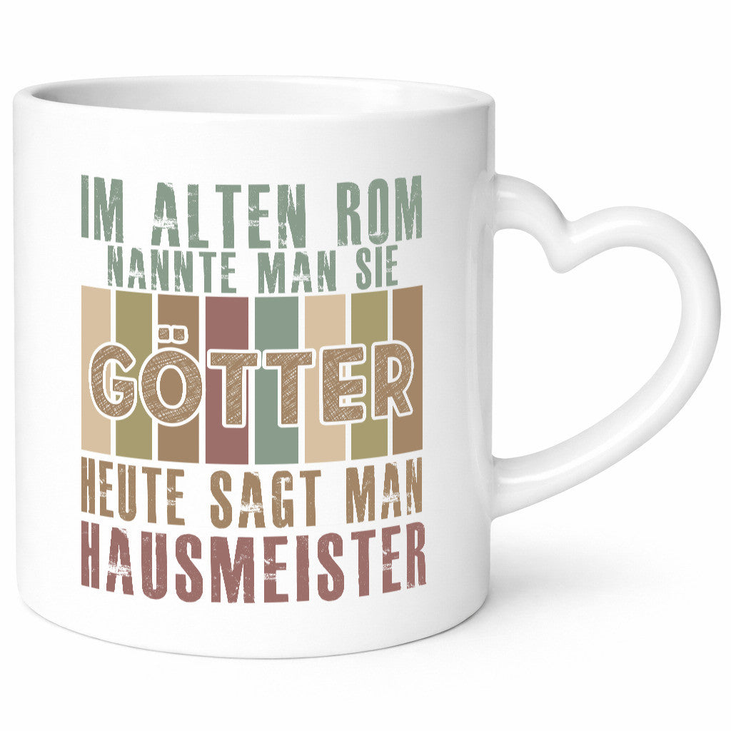 Heute sagt man: Hausmeister | Hauswart lustiger Spruch Geschenk Humor