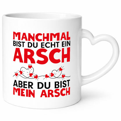 Mein Arsch | Beziehung Tasse Freund Valentinstag Humor Geschenkidee
