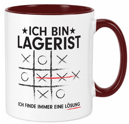 Löse Probleme: Lagerist | Lageristen Lager Arbeiter lustiger Spruch Geschenk Tasse
