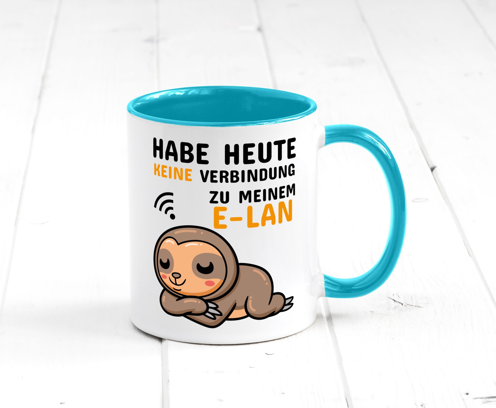 Keine Verbindung lustig Humor Geschenkidee Geschenk Tasse