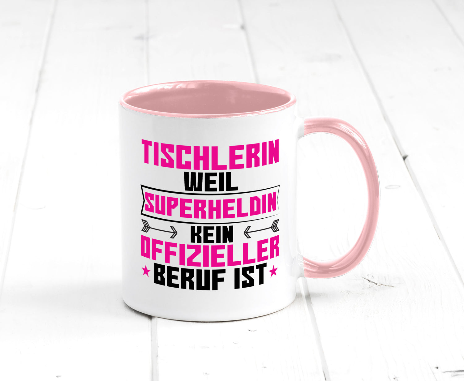 Superheldin Tischlerin | Tischlerei Geschenkidee Humor Tasse