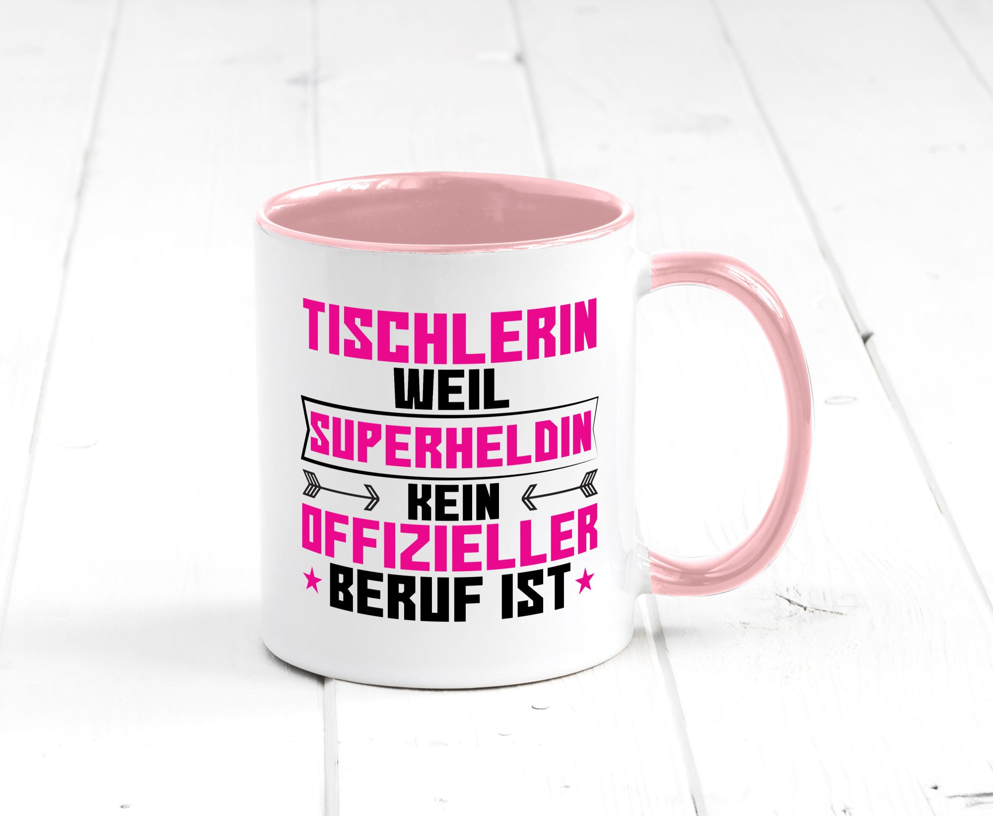 Superheldin Tischlerin | Tischlerei Geschenkidee Humor Tasse