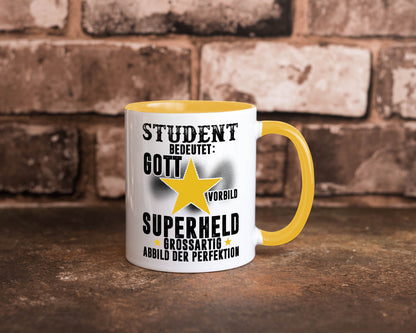 Bedeutung von Student | Universität Uni Studium Geschenkidee Humor Tasse