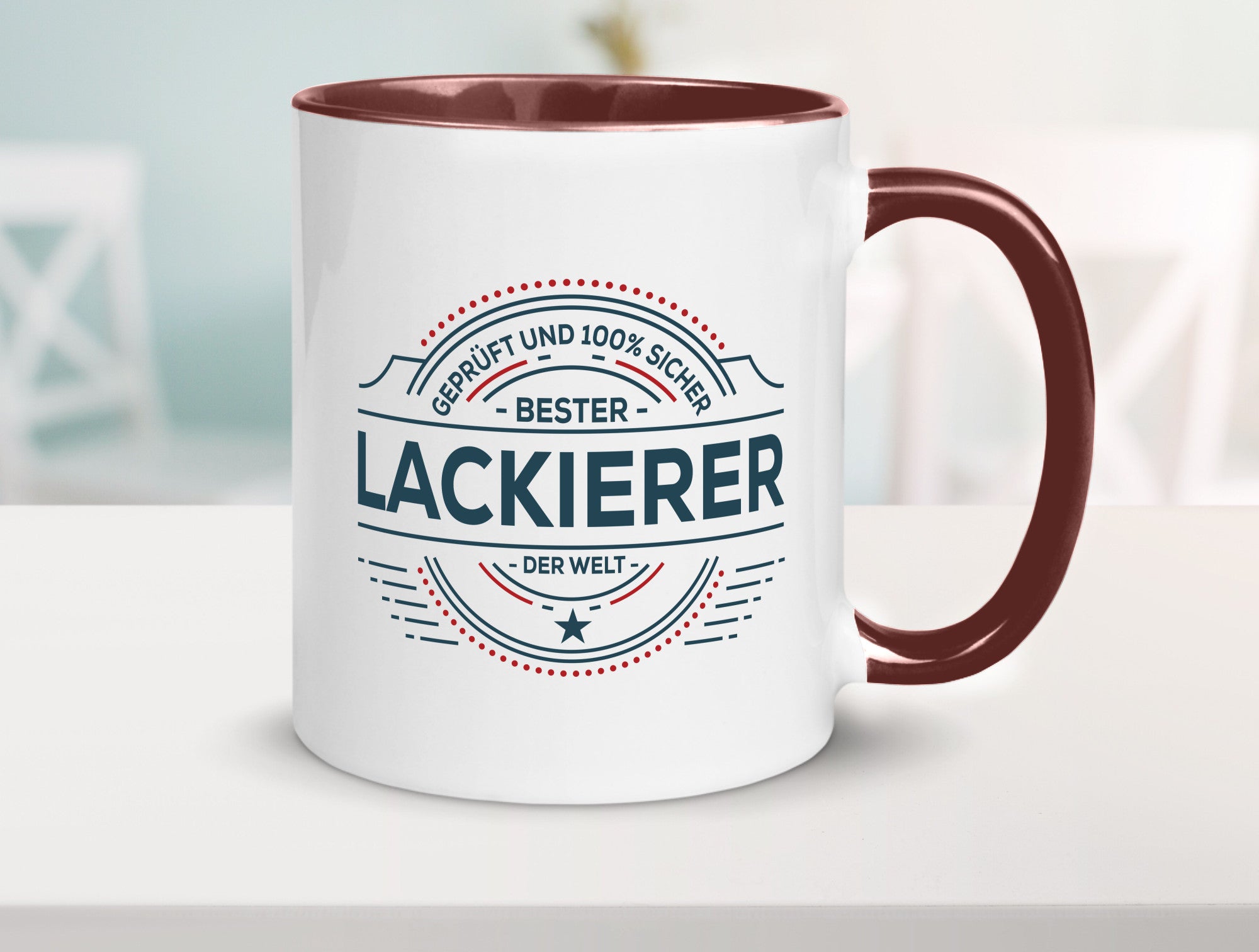 Geprüft und sicher: Lackierer | Definition lackieren Geschenk Humor