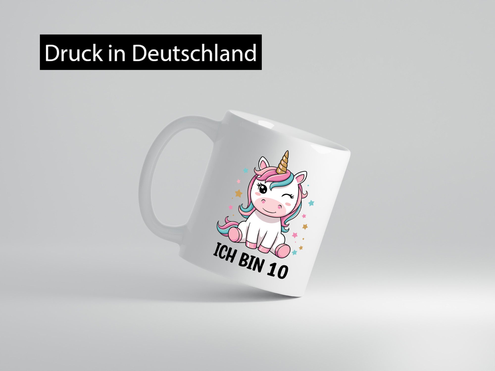 10. Geburtstag | 10 Jahre Einhorn Mädchen v2 Humor Geschenkidee Tasse