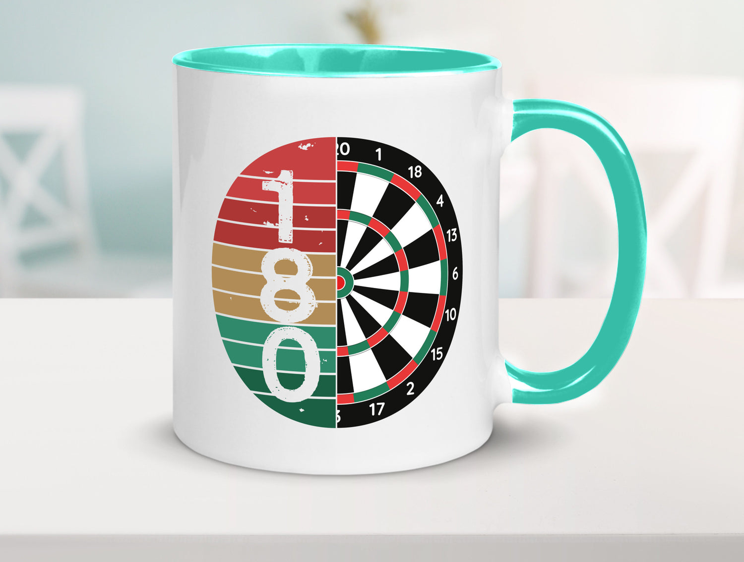 Dartsboard | Retro Dartspieler Kollege Freunde Geschenkidee Arbeit Kollegen
