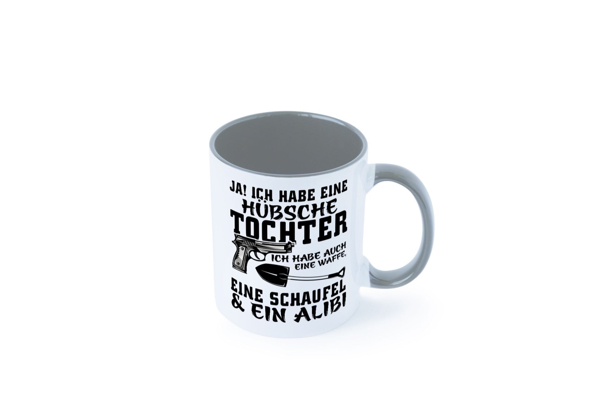Hübsche Tochter Geschenk Familie Geschenkidee lustiger Spruch Tasse