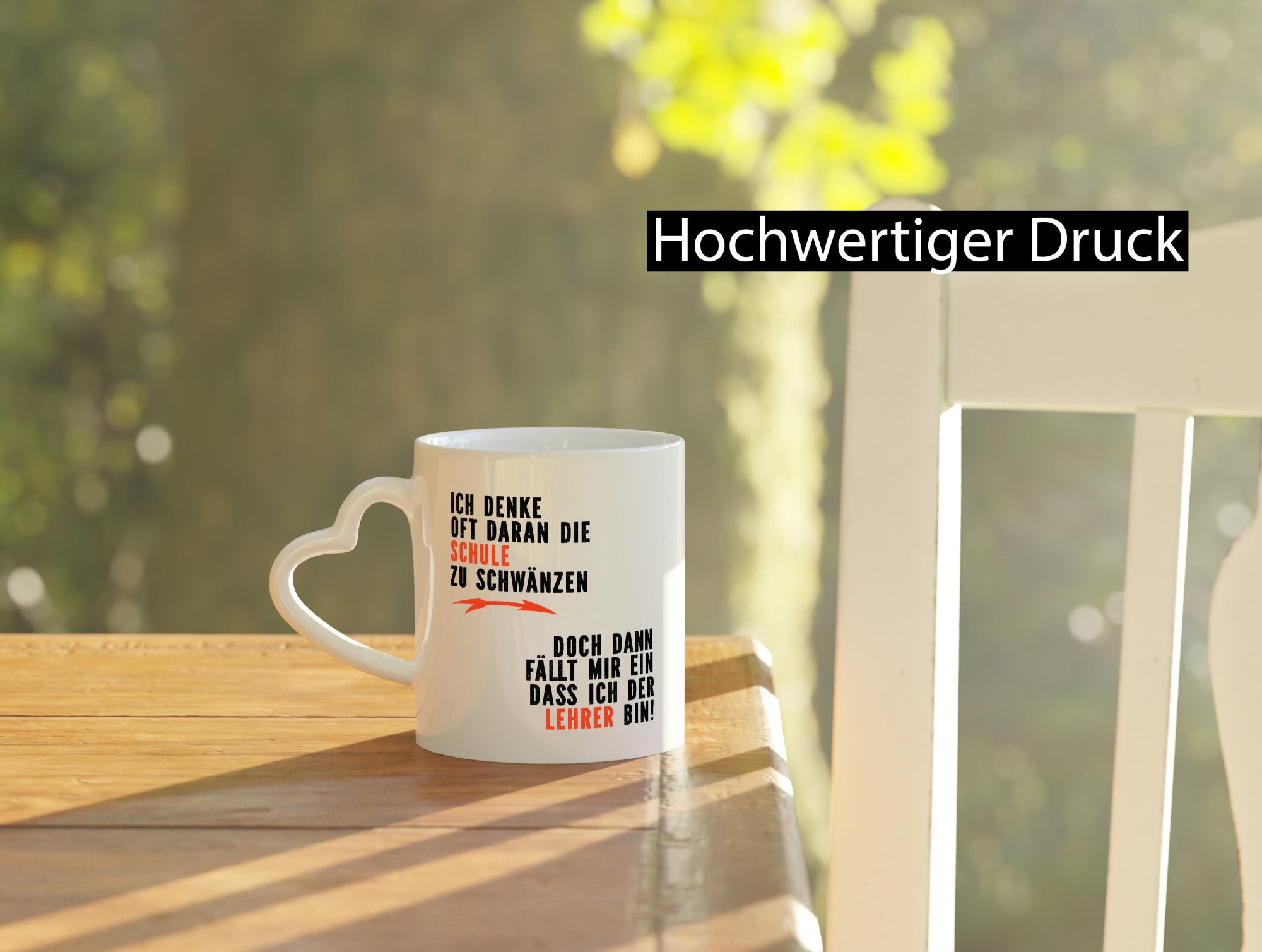 Ich denke oft ans Schwänzen | Lehrer Unterricht Geschenkidee Humor Tasse