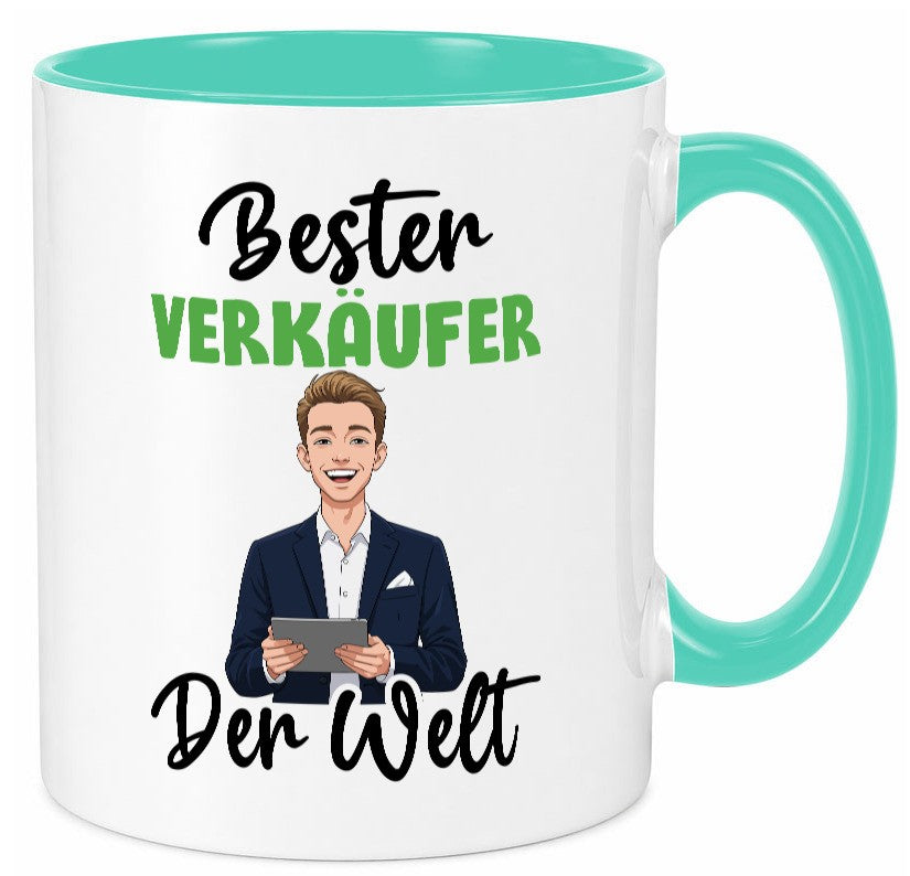 Bester Verkäufer | Kollege Verkaufsjob v2 Geschenkidee Arbeit Kollegen Büro Tasse