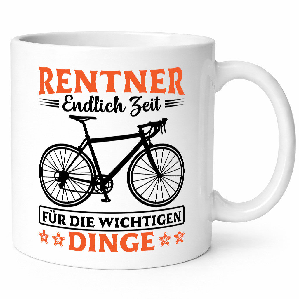 Rentner | Zeit für wichtige Dinge Fahrrad lustig Ruhestand Jubiläum Geschenk