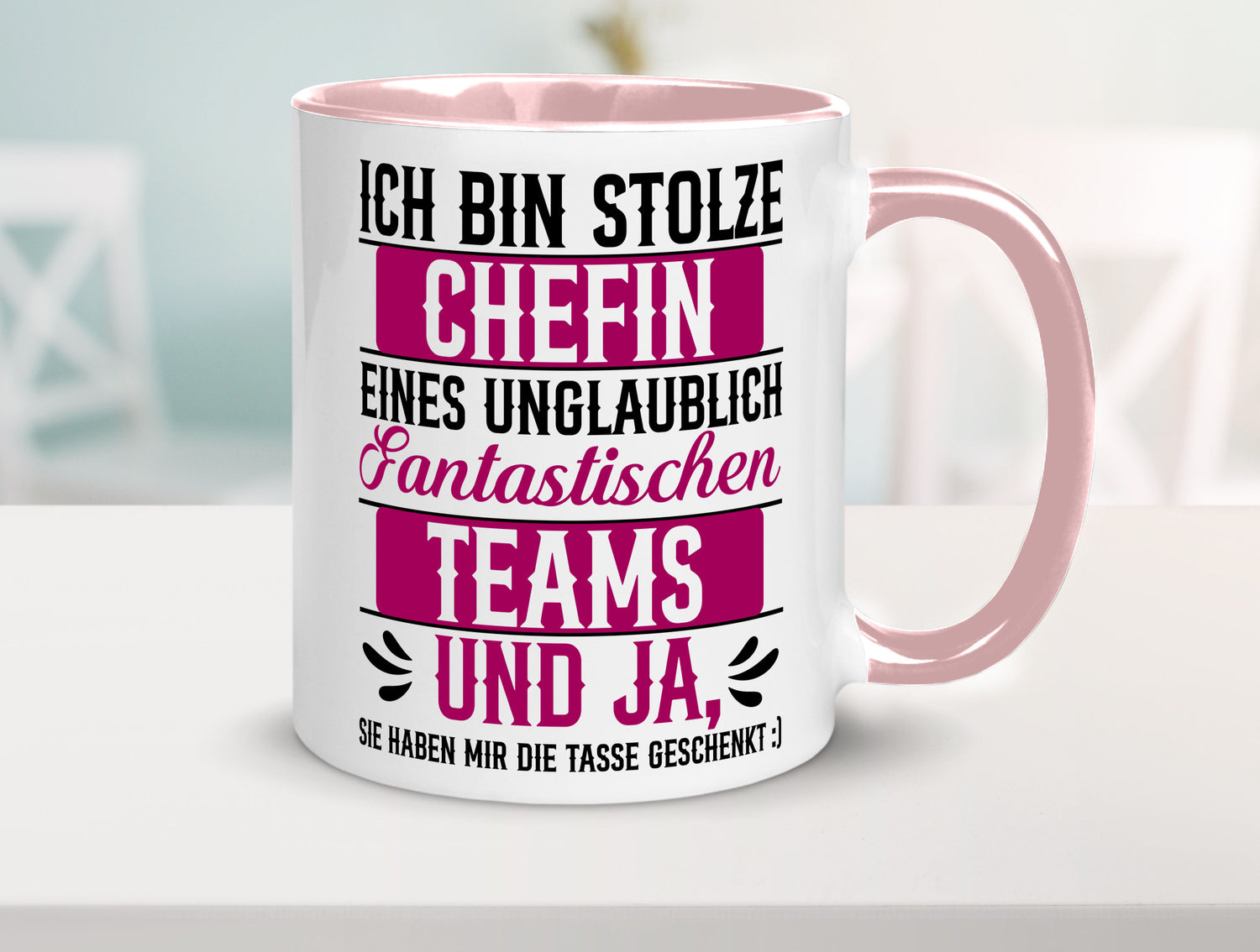 Stolze Chefin | Tolles Team Mitarbeiter lustig Arbeit Kollegen Büro Geschenk