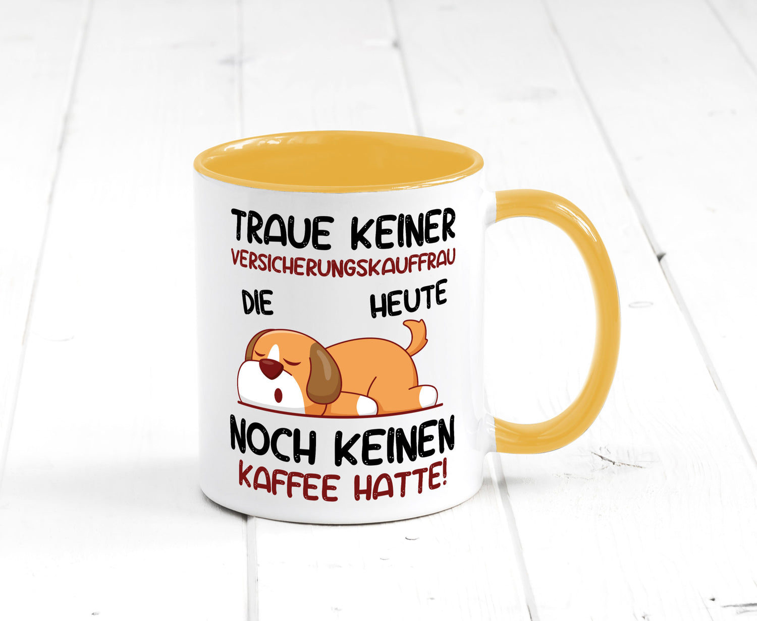Traue keiner Versicherungskauffrau | Kauffrau Geschenk Humor Geschenkidee