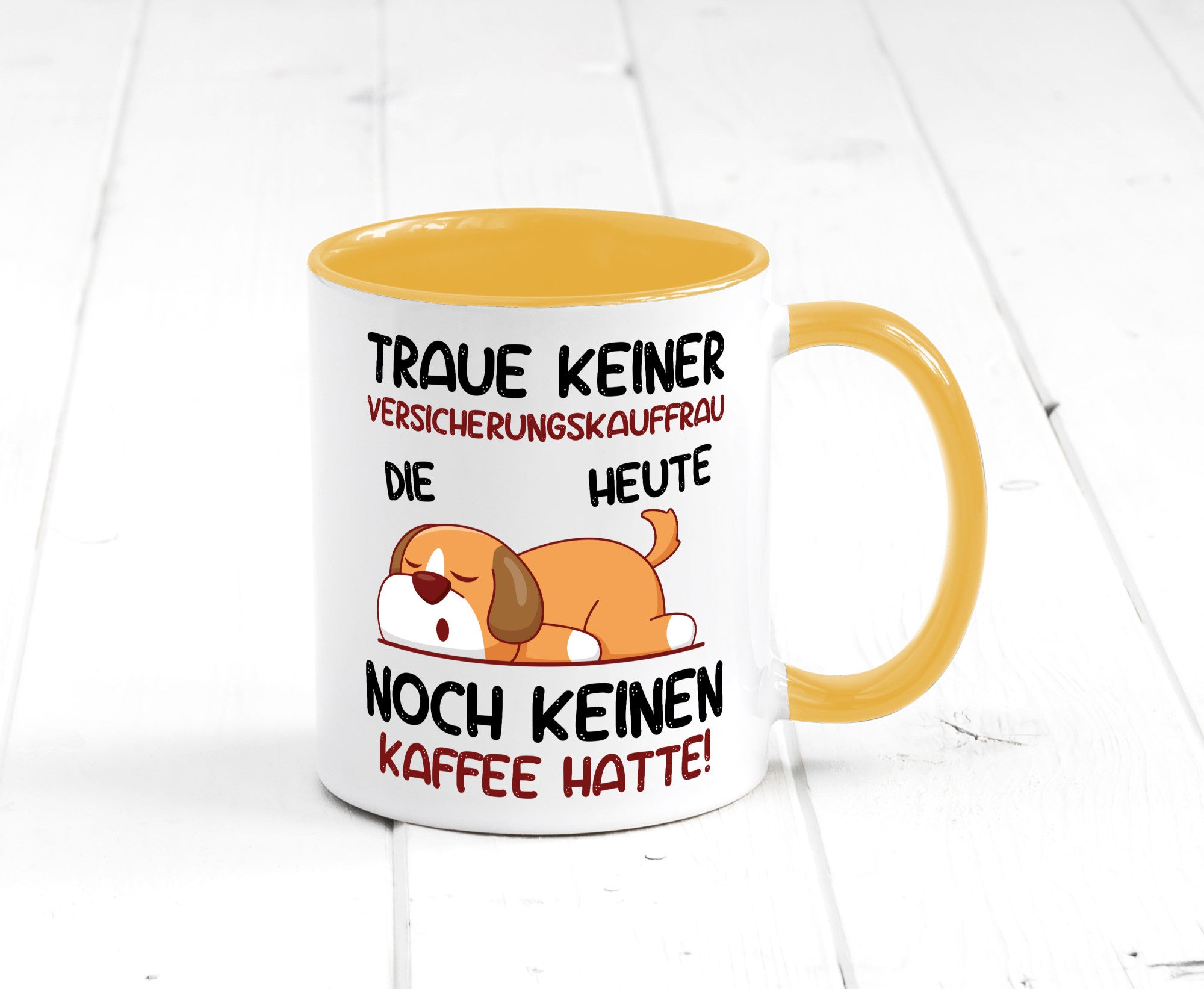 Traue keiner Versicherungskauffrau | Kauffrau Geschenk Humor Geschenkidee
