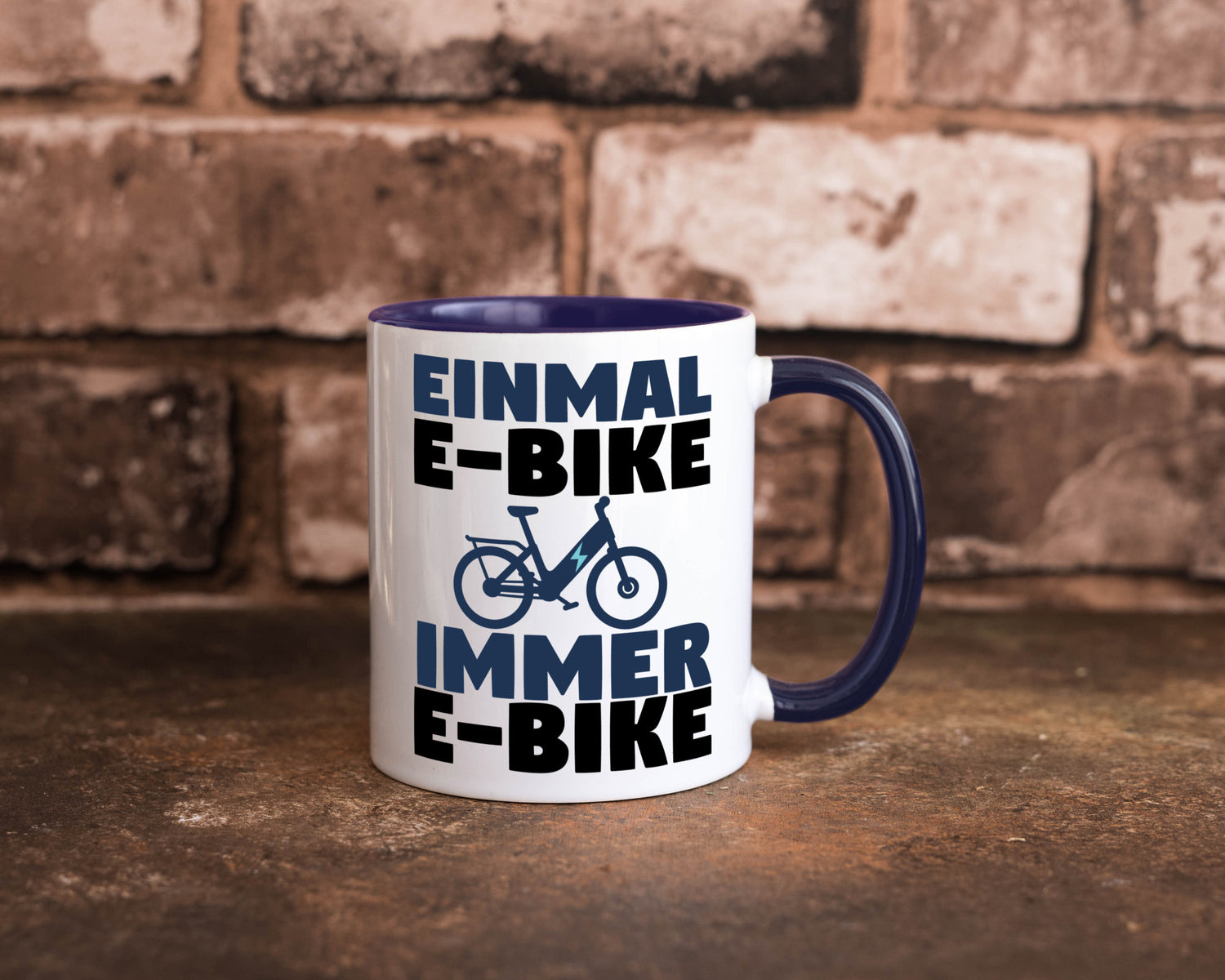 E-Bike Fahrer | Radfahrer Tasse Fahrrad Elektrorad lustiger Spruch Geschenk