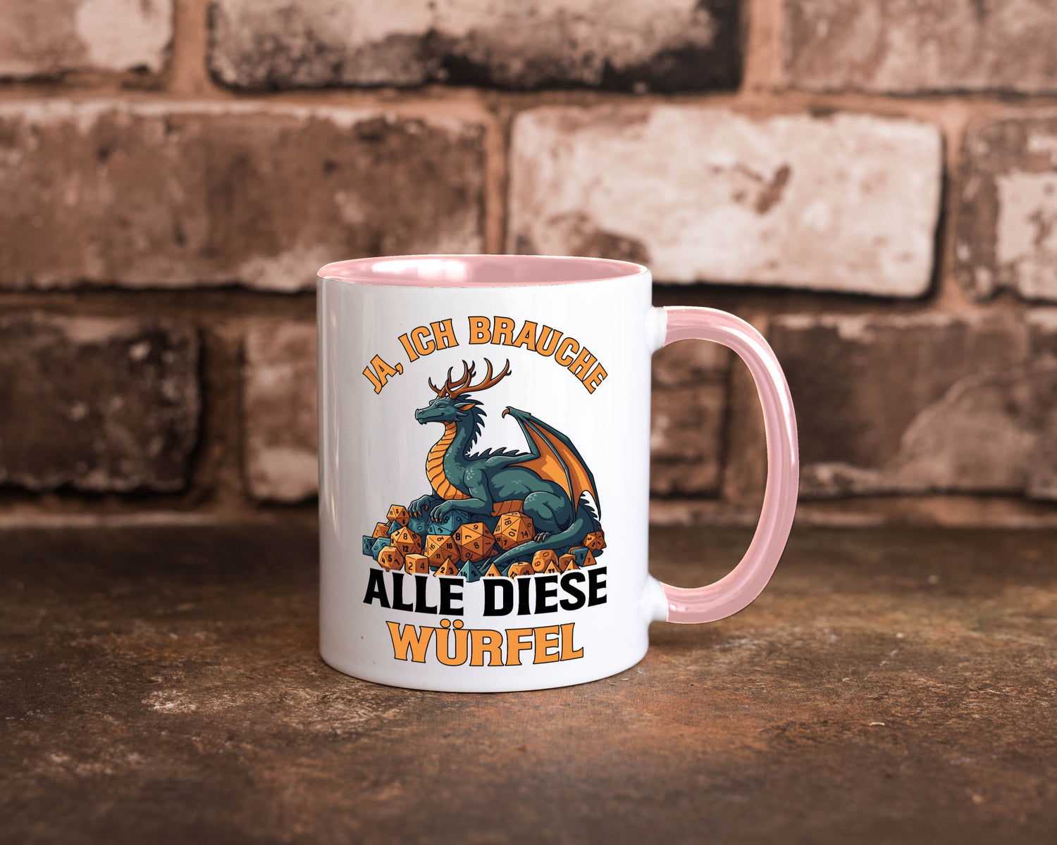 Ja ich brauche alle diese Würfel | Drache Rollenspiel v2 Geschenk Humor