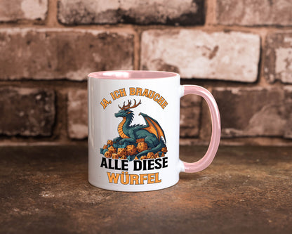 Ja ich brauche alle diese Würfel | Drache Rollenspiel v2 Geschenk Humor