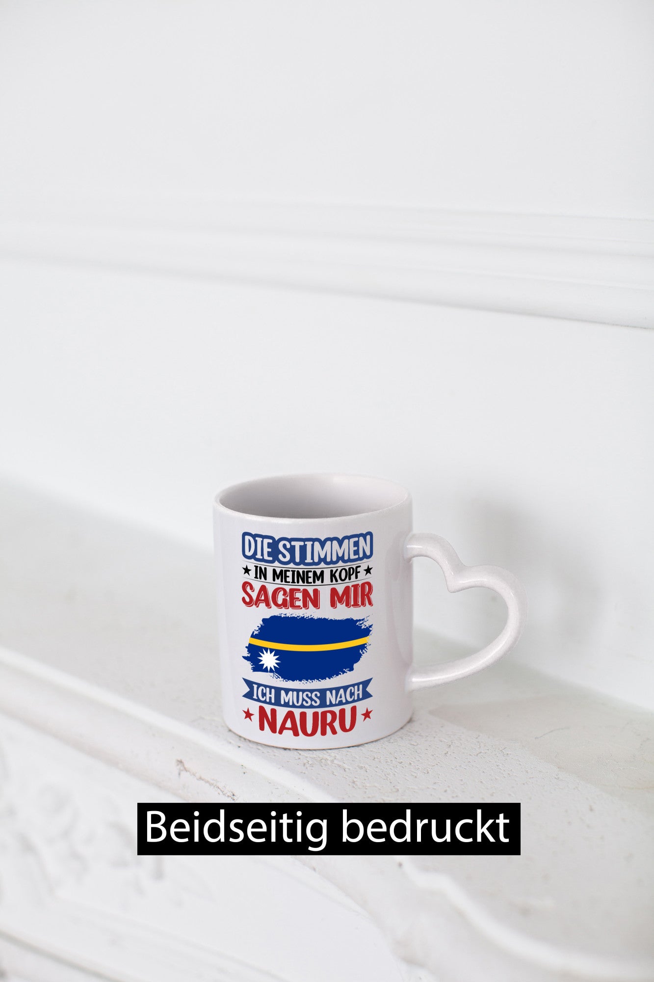 Nauru | Urlaub Stimmen in meinem Kopf Traumland Geschenkidee Humor Tasse