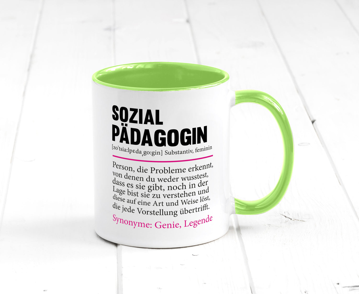 Sozialpädagogin | Spruch lustig Humor Pädagogin v2 Geschenkidee Geschenk Tasse