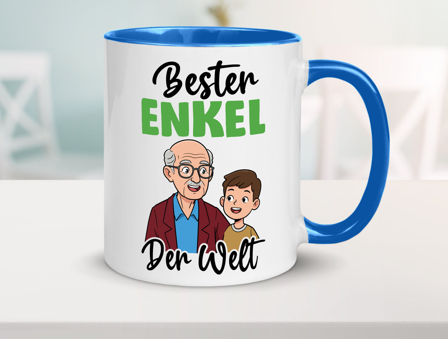 Bester Enkel | Großmutter Großvater Oma Opa lustiger Spruch Geschenk Familie