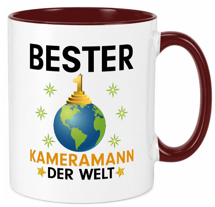 Welt Bester Kameramann | Kamera lustig Humor Geschenkidee Geschenk Tasse