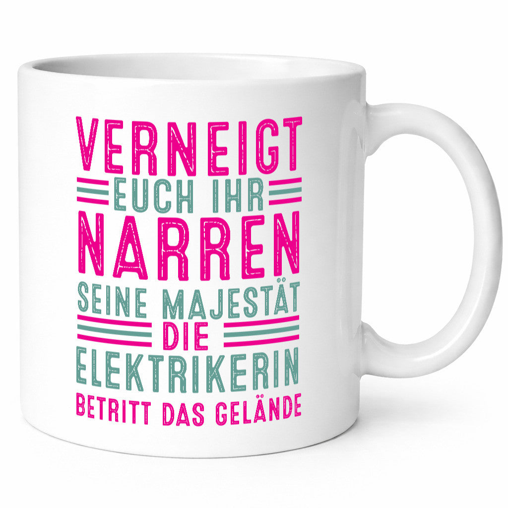 Verneigt euch: Elektrikerin | Elektronikerin Elektrik v2 Geschenkidee Humor
